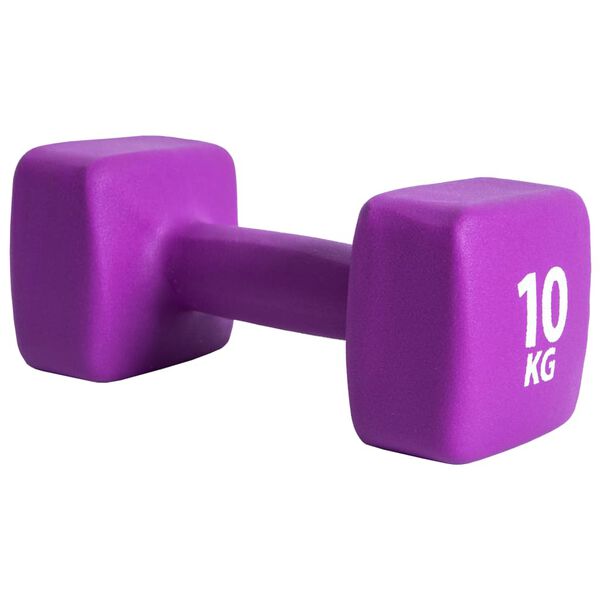 Pure2Improve Manual 10 kg neopren lilla
