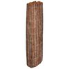 vidaXL Barkgjerde Brun 600 x 125 cm Bark