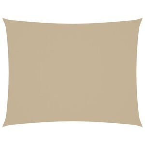 vidaXL Solseil oxfordstoff rektangul&aelig;r 2x3,5 m beige
