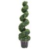 vidaXL Kunstig buksbomplante med potte 117 cm gr&oslash;nn