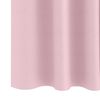 vidaXL Mørkleggende Gardiner med Ringer 2 pcs Babyrosa 245 x 140 cm