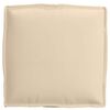 vidaXL Pute 6 pcs Beige 40 x 40 x 8 cm Oxford Stoff