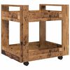 vidaXL Skrivebordvogn Gamle tre 60 x 45 x 60 cm Konstruert tre