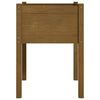 vidaXL Plantekasse honningbrun 50x50x70 cm heltre furu