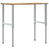 vidaXL Arbeidsbenk 100x60x(71,5-98) cm heltre eik