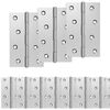 vidaXL Hingse 24 stk. 89 x 54 x 5 mm S&oslash;lv St&aring;l