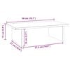 vidaXL Monitorstativ hvit 50x27x15 cm heltre furu