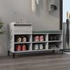 vidaXL Skoskap gr&aring; sonoma 102x36x60 cm konstruert tre