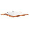 vidaXL Japansk sengeramme heltre akasie 200x200 cm