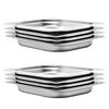 vidaXL Gastronormbeholdere 8 stk GN 1/2 40 mm rustfritt st&aring;l