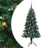 vidaXL Hj&oslash;rne Kunstig Jul Tre med 150 LED gr&oslash;nn 150 cm PVC og metall
