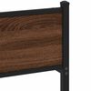 vidaXL Sengeramme uten madrass brun eik 80x200 cm konstruert tre