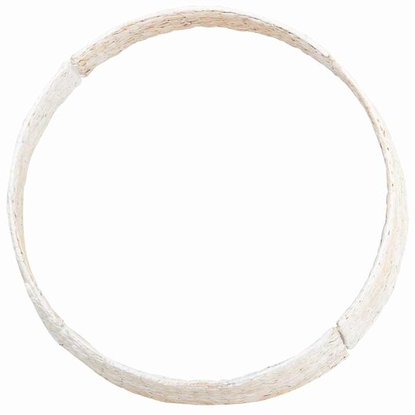 vidaXL Juletræring Hvit 90 x 90 x 28 cm Vannhyasint