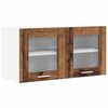 vidaXL Hengende skap Gammel treverk og hvit 80 x 31 x 40 cm