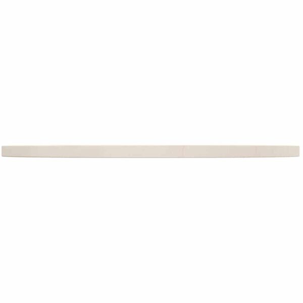 vidaXL Bordplate hvit Ø70x2,5 cm heltre furu