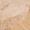 vidaXL Flossteppe med lang luv NAVARRA beige 240x240 cm polyester