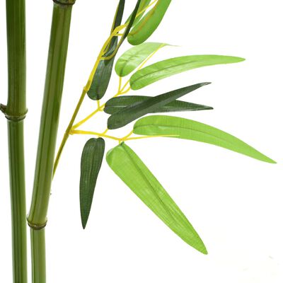 vidaXL Kunstig bambus med potte 150 cm grønn