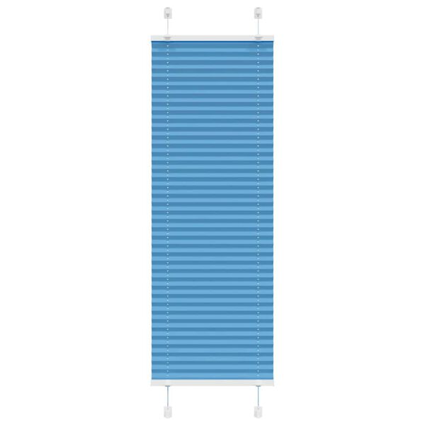 vidaXL pliss&eacute;gardin bl&aring; 40x100 cm Stoff Bredde 39,4 cm Polyester