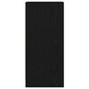 vidaXL Skjenk svart eik 29,5x34x76 cm konstruert tre