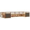 vidaXL Utend&oslash;rs sofa-sett 7 pcs Naturlig