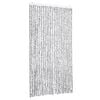 vidaXL Fluegardin lysegr&aring; og m&oslash;rkegr&aring; 100x230 cm chenille