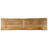 vidaXL Bordplate naturlig kant 160x40x2,5 cm grovt heltre mangotre