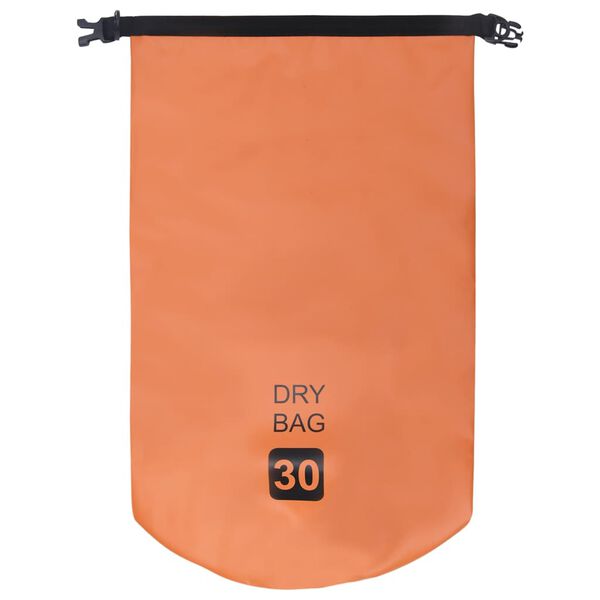 vidaXL T&oslash;rrsekk oransje 30 L PVC