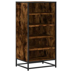 vidaXL Skohylle r&oslash;kt eik 48x38x97,5 cm konstruert tre