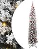 vidaXL Kunstig juletre gr&oslash;nn 210 cm PVC og st&aring;l og plast