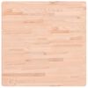 vidaXL Bordplate 70x70x2,5 cm firkantet heltre b&oslash;ketre
