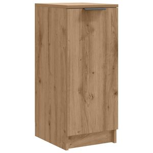 vidaXL Skohylle artisan eik 29,5x35x70 cm konstruert tre