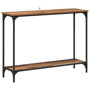 vidaXL Konsollbord Gammelt tre 101 x 30.5 x 75 cm Konstruert tre
