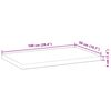 vidaXL Bordplate ubehandlet 100x50x4 cm heltre akasie
