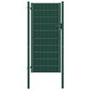 vidaXL Gjerdeport PVC og st&aring;l 100x164 cm gr&oslash;nn