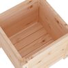 vidaXL Plantekasser 2 stk 40x40x40 cm heltre furu