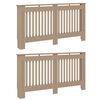 vidaXL Radiator Deksel 2 stk. Sonoma eik 152 x 19 x 81,5 cm