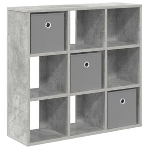 vidaXL Serviesskap Betonggr&aring; 73,5 x 24 x 69,5 cm