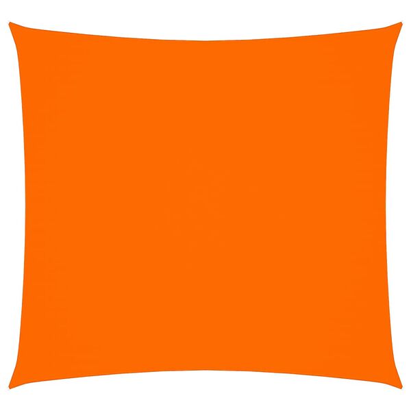 vidaXL Solseil oxfordstoff firkantet 6x6 m oransje
