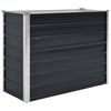 vidaXL H&oslash;ybed antrasitt 100x40x77 cm galvanisert st&aring;l
