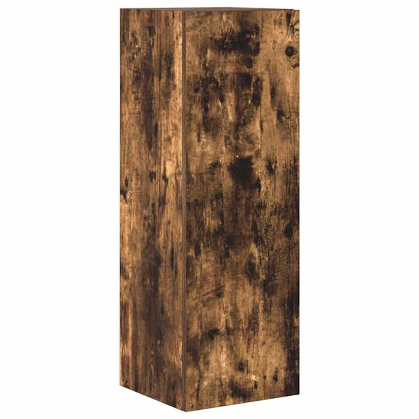 vidaXL TV-skapsett 3 deler r&oslash;kt eik konstruert tre