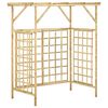 vidaXL Hagepergola for to s&oslash;ppeldunker impregnert furu
