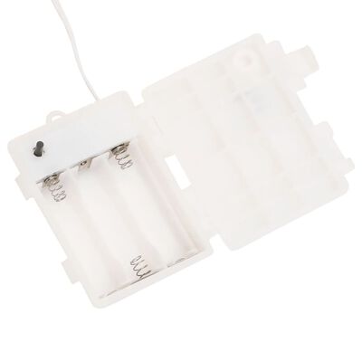 vidaXL Julelys med LED 3 stk sammenleggbar hvit