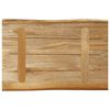 vidaXL Bordplate naturlig kant 60x40x3,8 cm grovt heltre mangotre