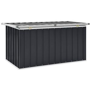 vidaXL Oppbevaringskasse 129x67x65 cm antrasitt