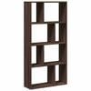 vidaXL Bokhylle brun eik 60x20x120,5 cm konstruert tre