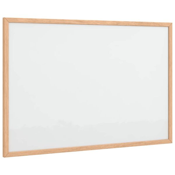 vidaXL Magnetisk whiteboardtavle med ramme i heltre furu 60x40 cm