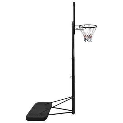vidaXL Basketballplate gjennomsiktig 256-361 cm polykarbonat