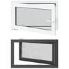 vidaXL Kj&oslash;levindu RISOR 100 x 60 cm PVC og glass Antrasitt