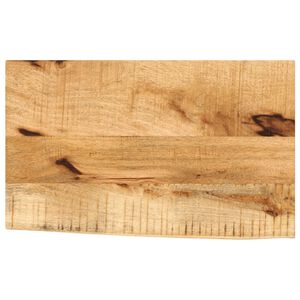 vidaXL Bordplate 40x20x2,5 cm naturlig kant heltre mango