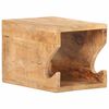 vidaXL Vegghengt sykkelstativ 35x25x25 cm grov heltre mango